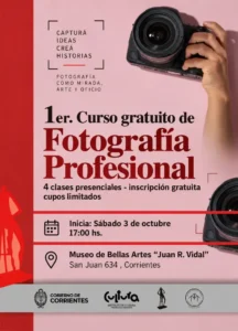 Cultura ofrece un curso gratuito de fotografía profesional para principiantes